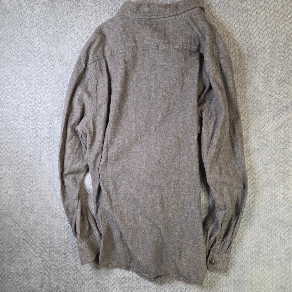 Sonoma Flannel Button Up Shirt Men's XL Brown Cotton Workwear‎ Casual - Picture 9 of 9